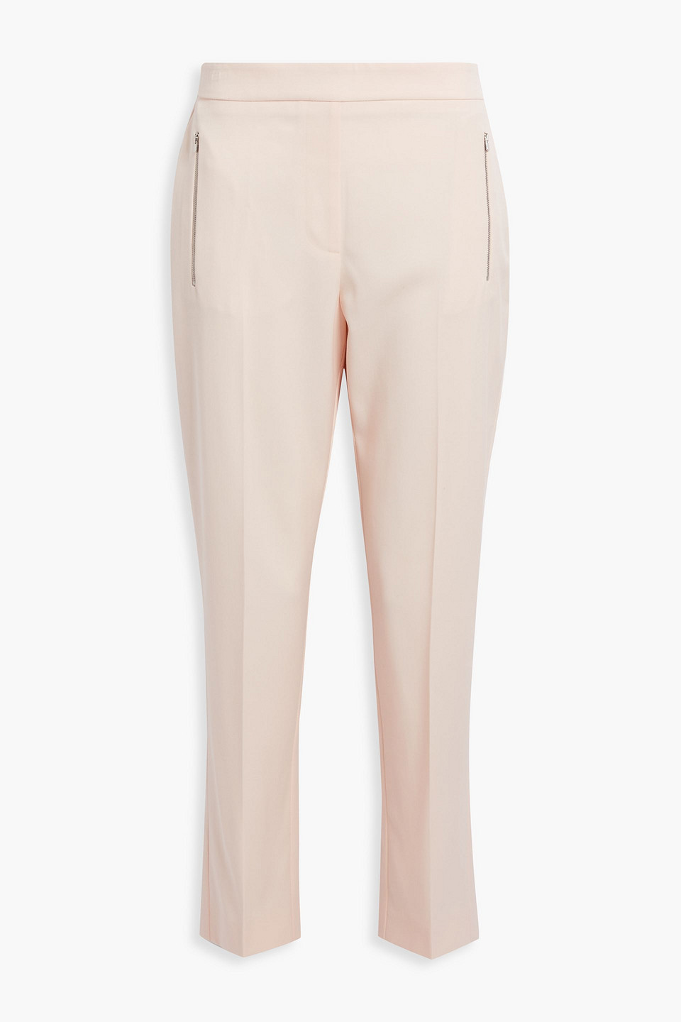 Stella Mccartney Wool Straight-leg Pants In Pastel Pink