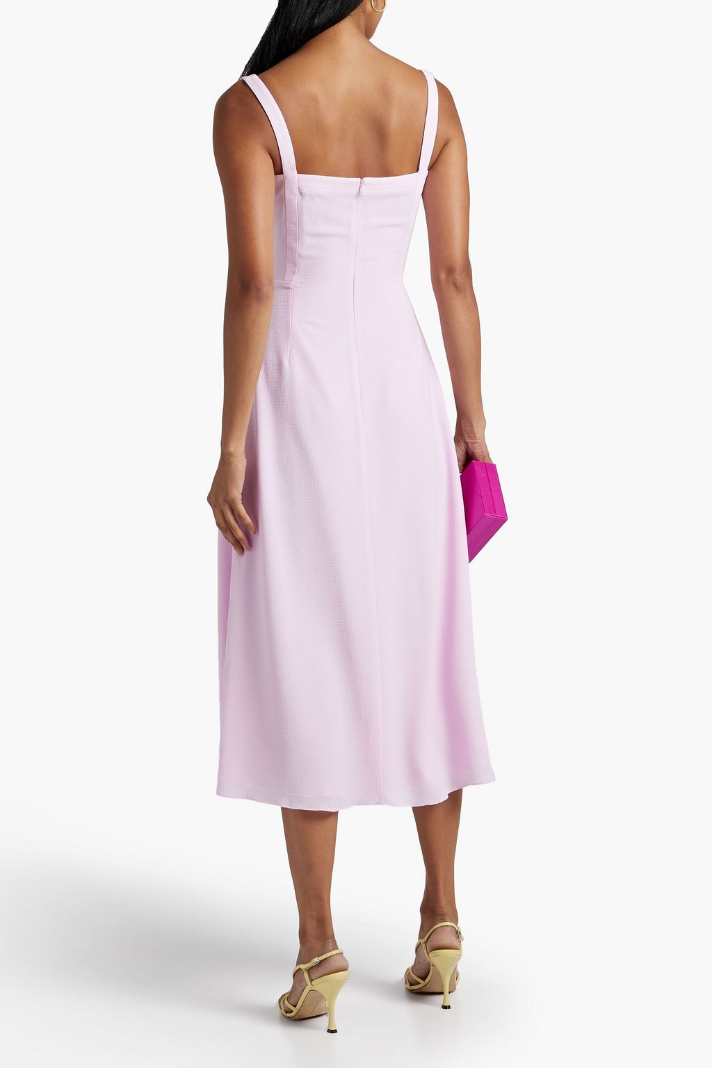 EMILIA WICKSTEAD Myrana textured-crepe midi dress