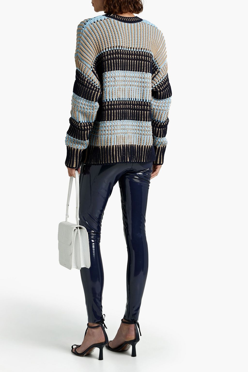 3.1 PHILLIP LIM Striped jacquard-knit sweater