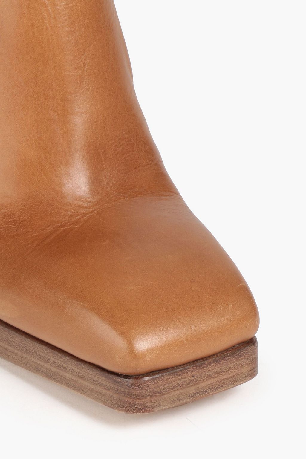 RICK OWENS 가죽 앵클 부츠