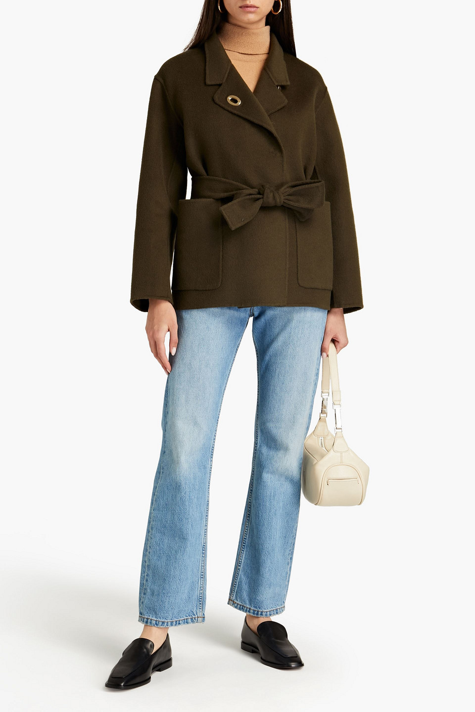 maje vottam belted coat