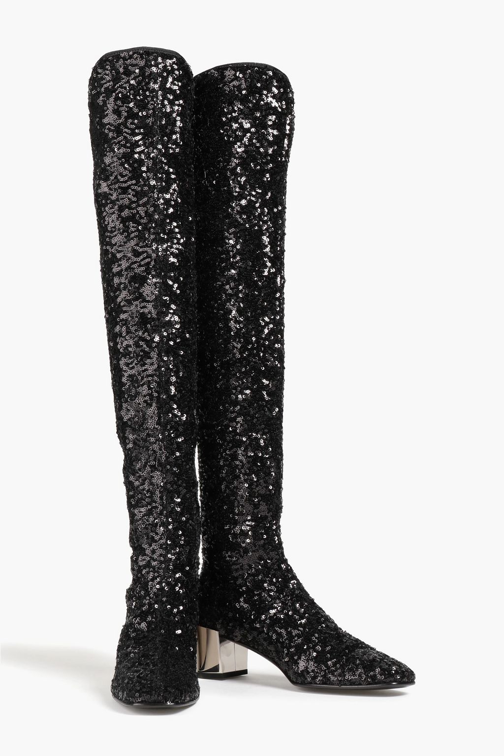ROGER VIVIER ジャージー サイハイブーツ