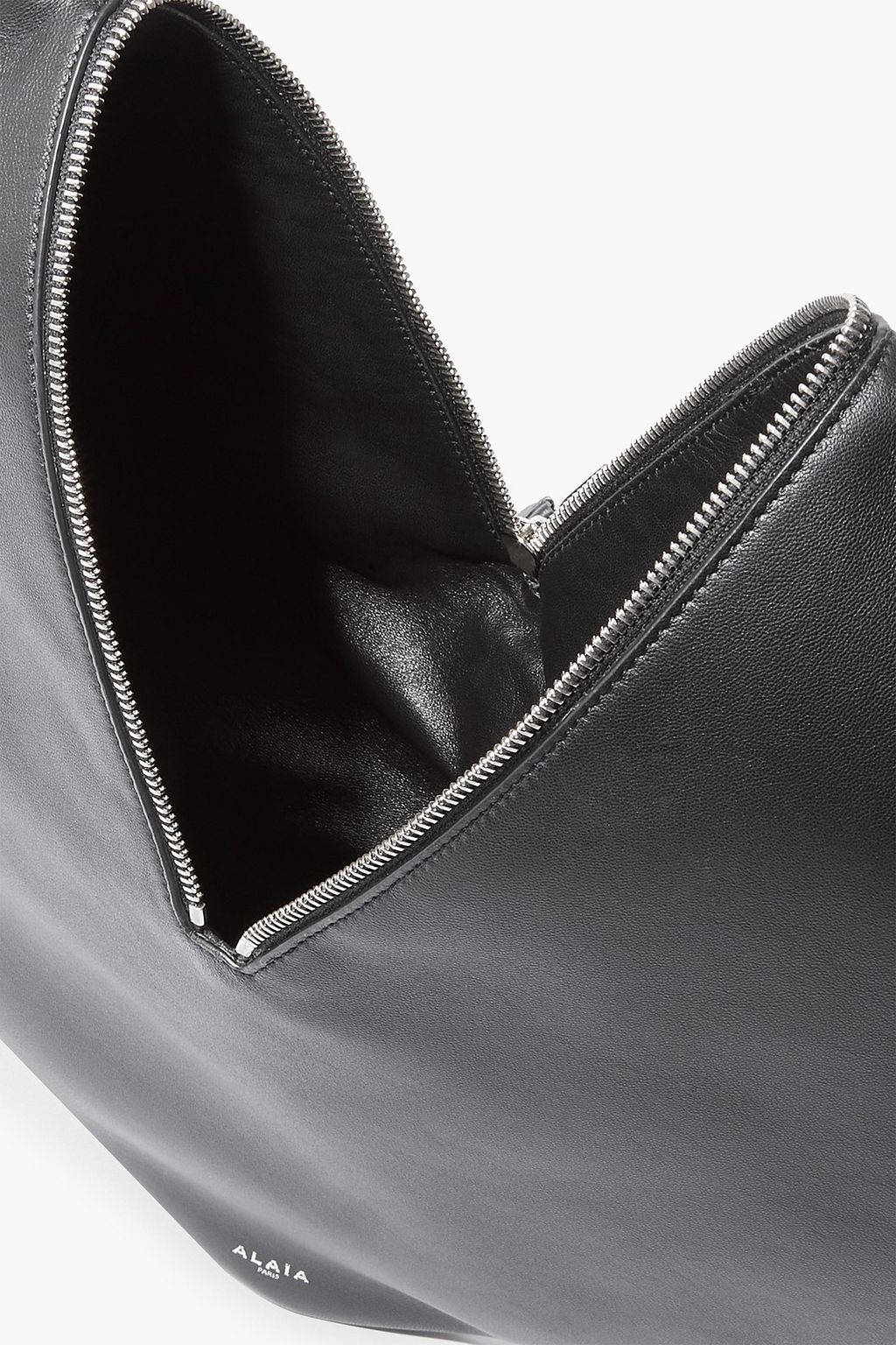 ALAÏA Le Coeur oversized leather clutch