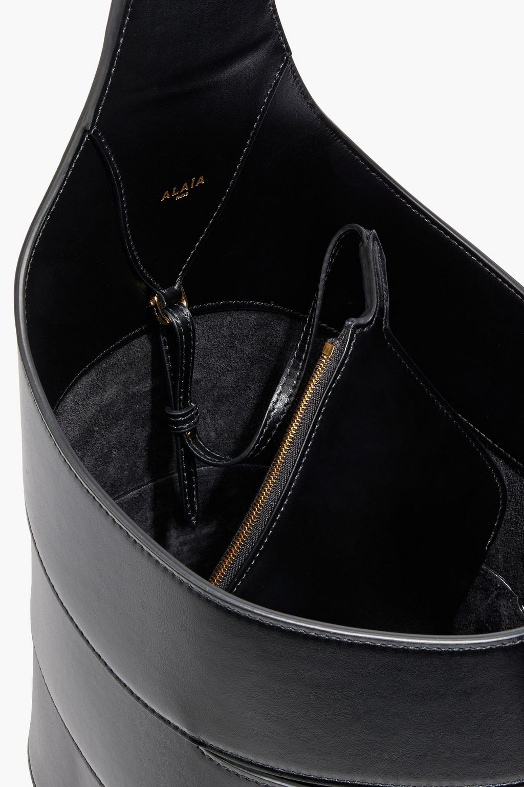 ALAÏA Babel Schultertasche aus Leder mit Fransen