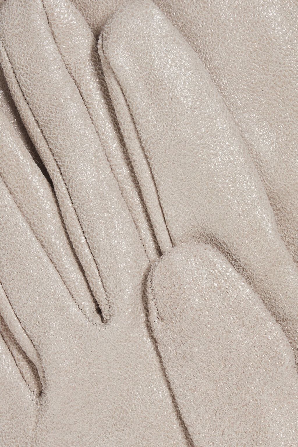 BRUNELLO CUCINELLI Brushed-leather gloves