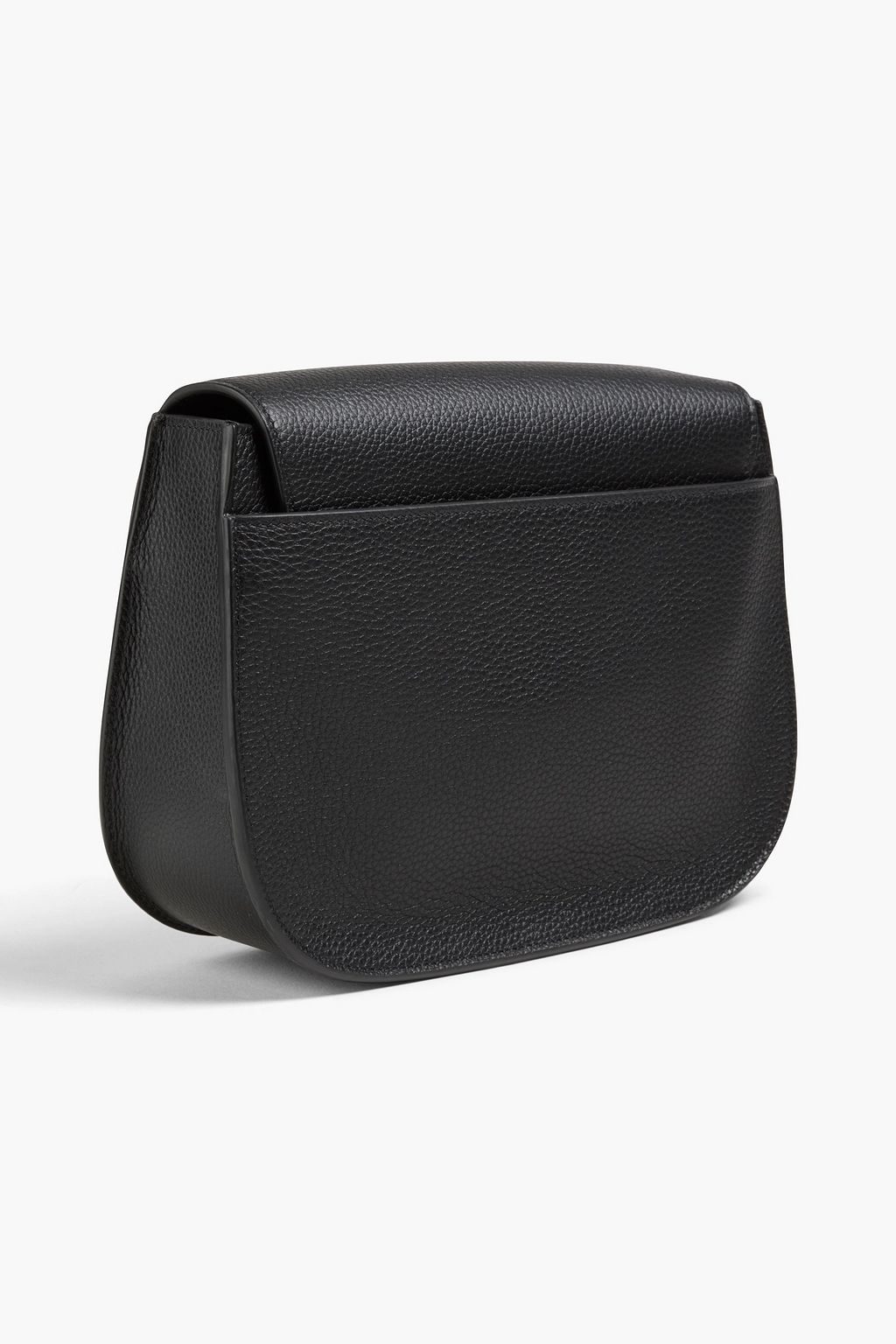 SERAPIAN Luna pebbled-leather cross-body bag
