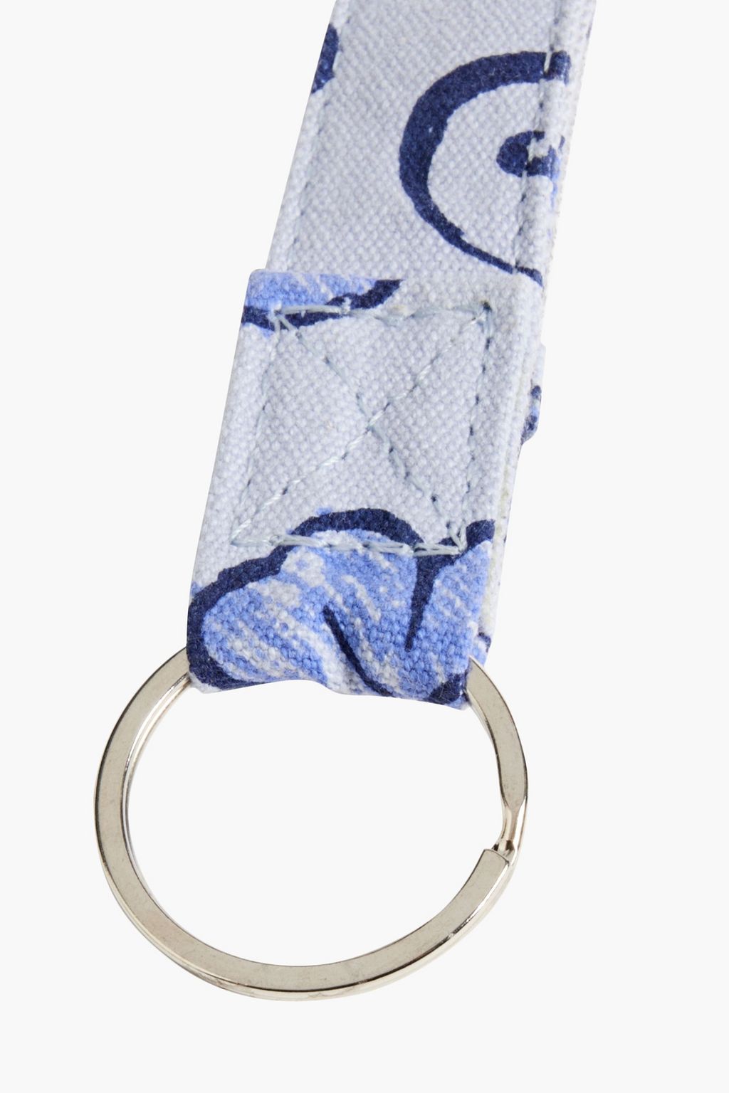 GANNI Printed organic cotton-canvas bag strap