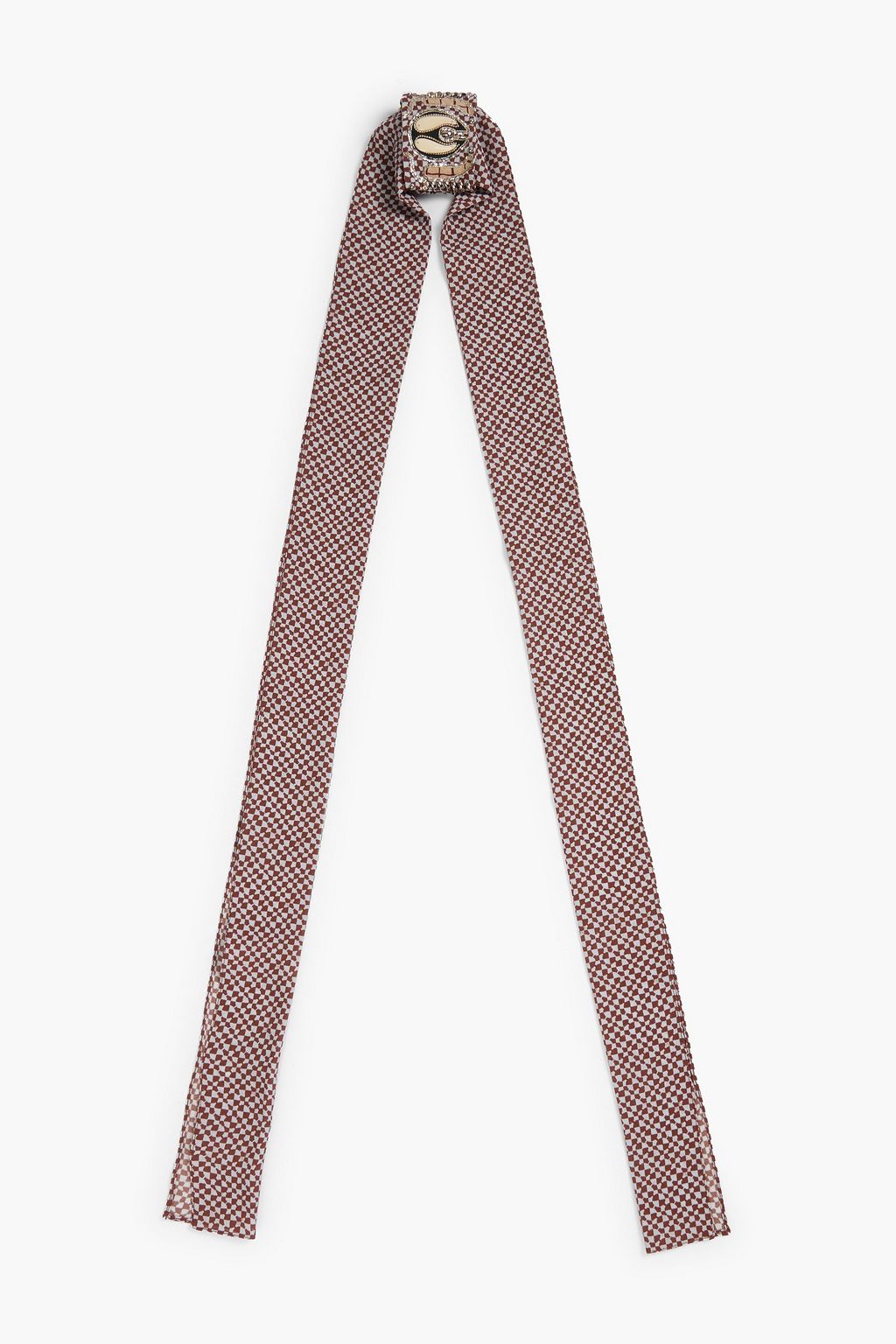 Tiny Dots Silk Crêpe de Chine Scarf main image 1