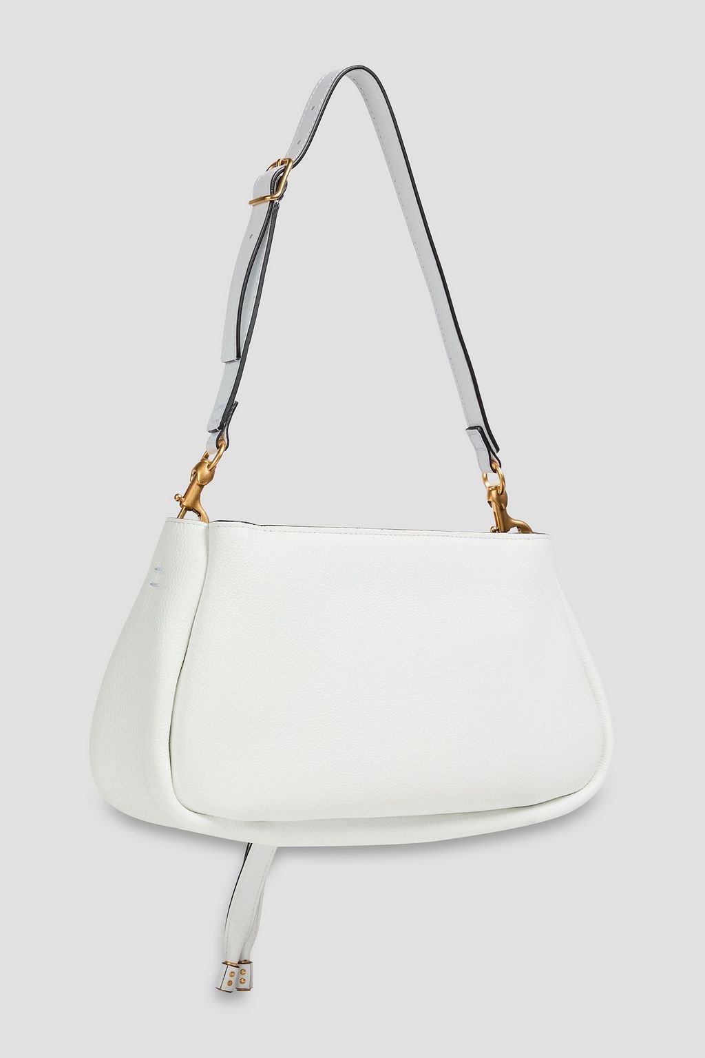 CHLOÉ Marcie smooth and textured-leather shoulder bag