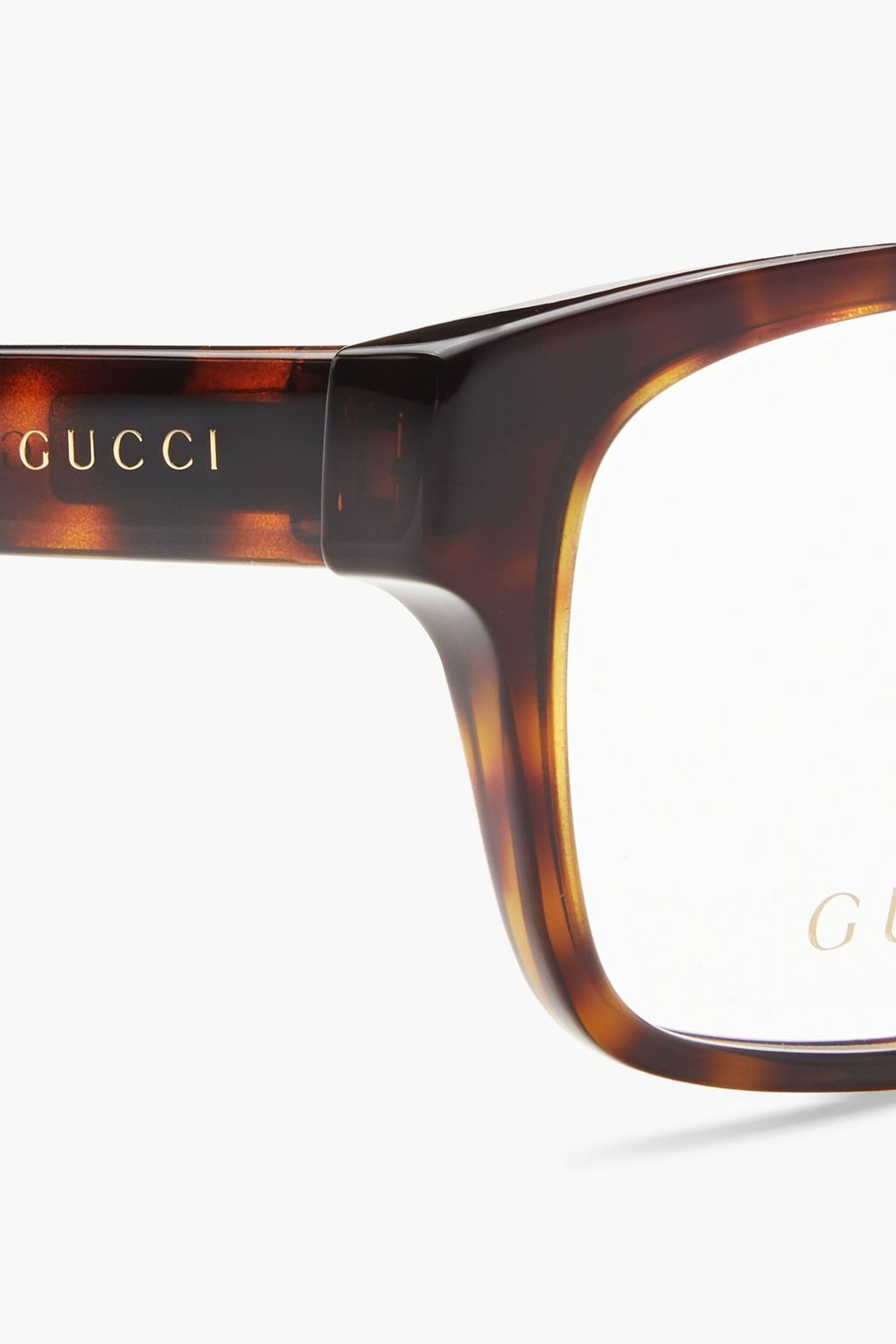 GUCCI Tortoiseshell acetate glasses