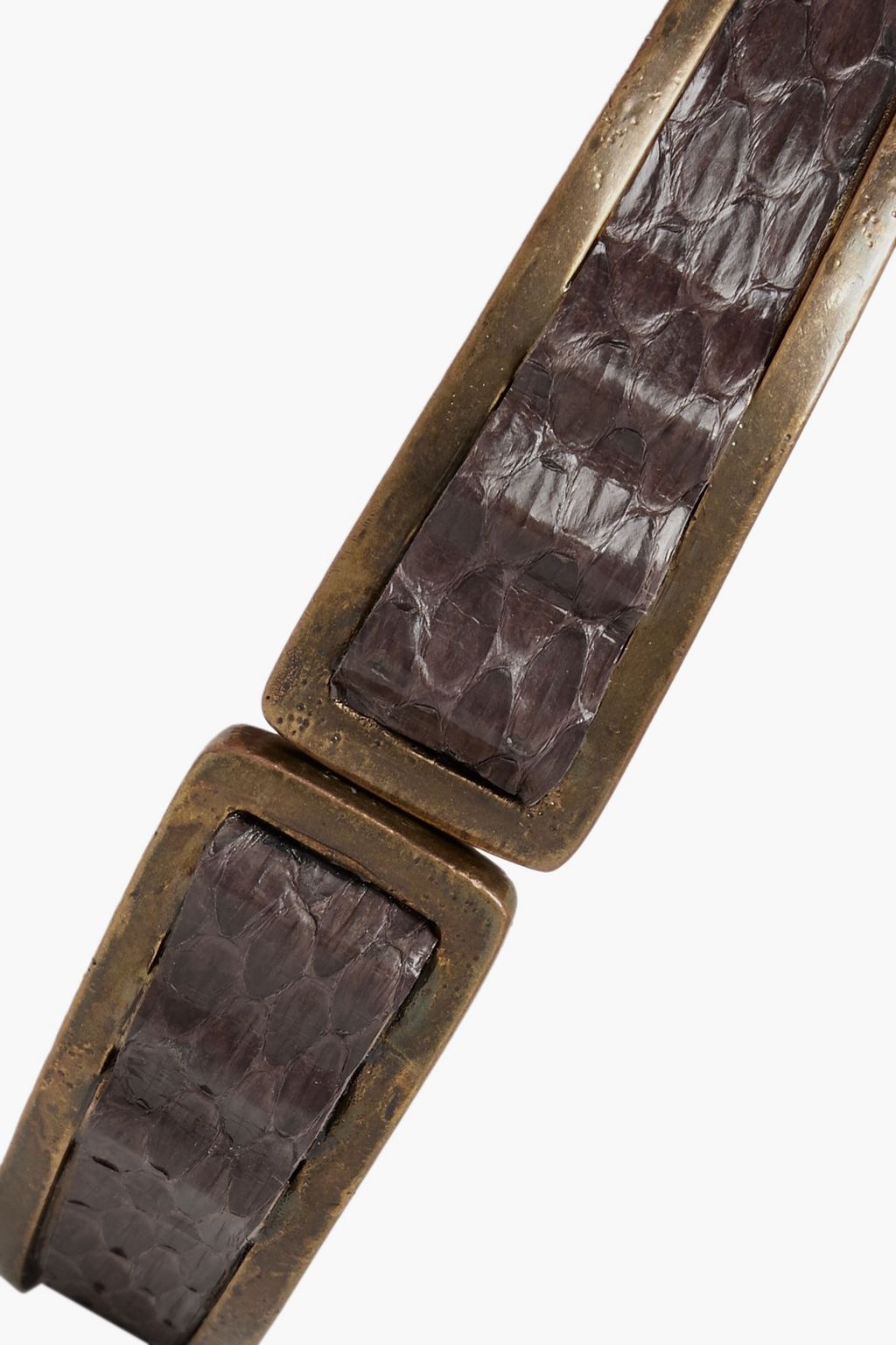 ETRO Burnished gold-tone and snake choker