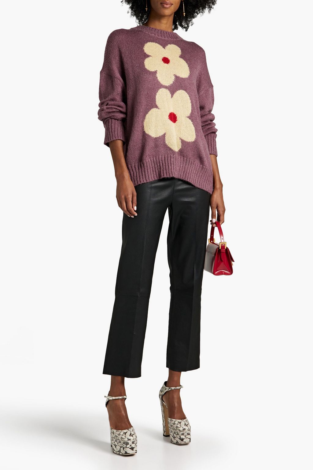 ALEXACHUNG Intarsiaknit sweater THE