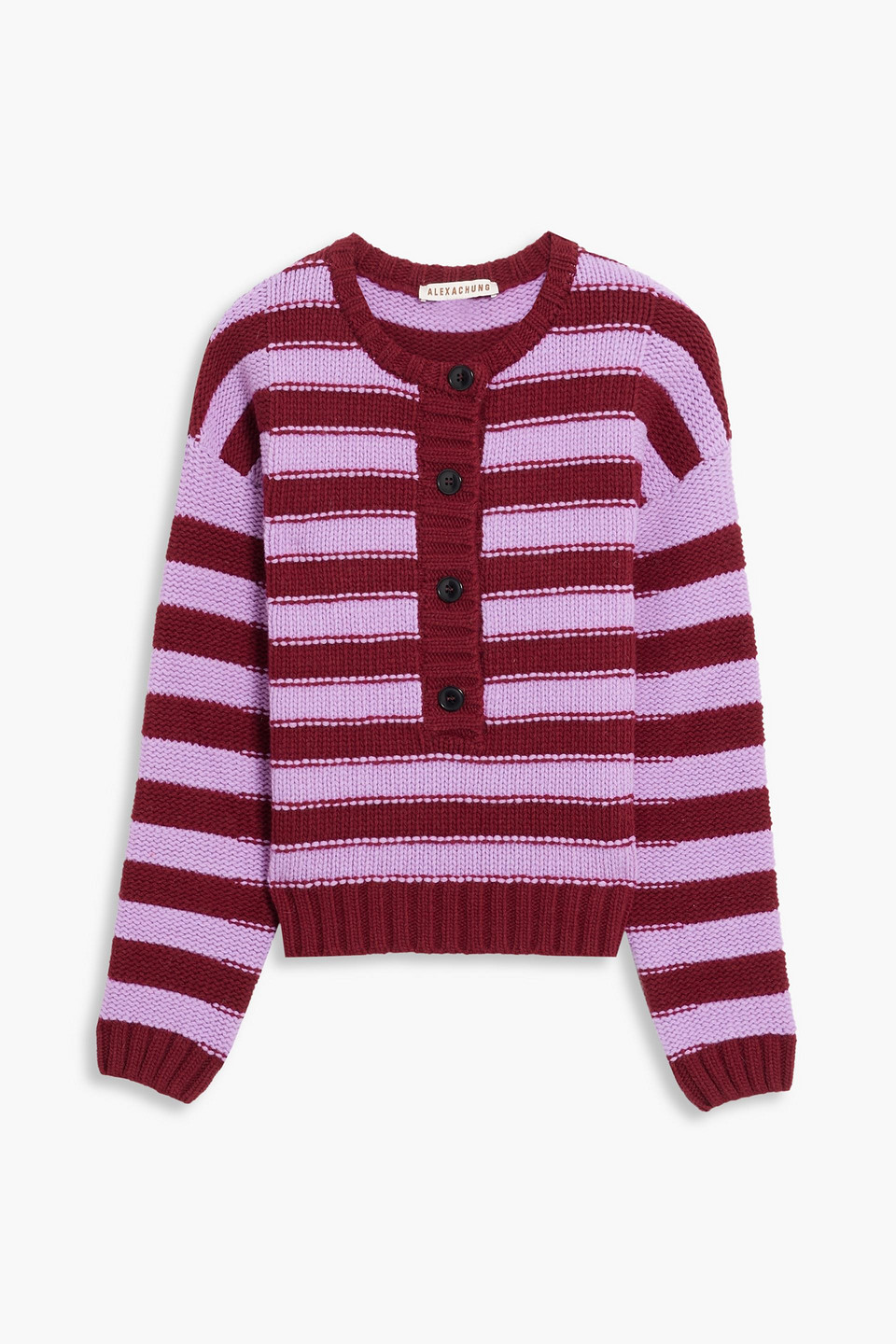 AlexaChung Craft striped wool sweater