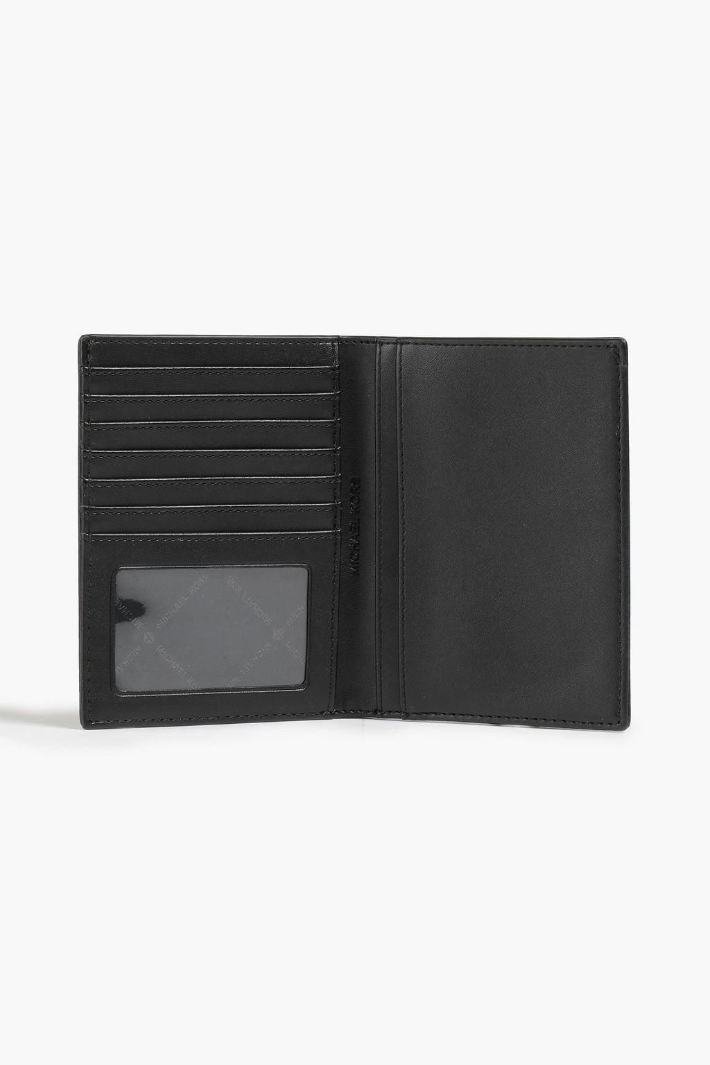 MICHAEL MICHAEL KORS Logo-print textured faux leather passport cover
