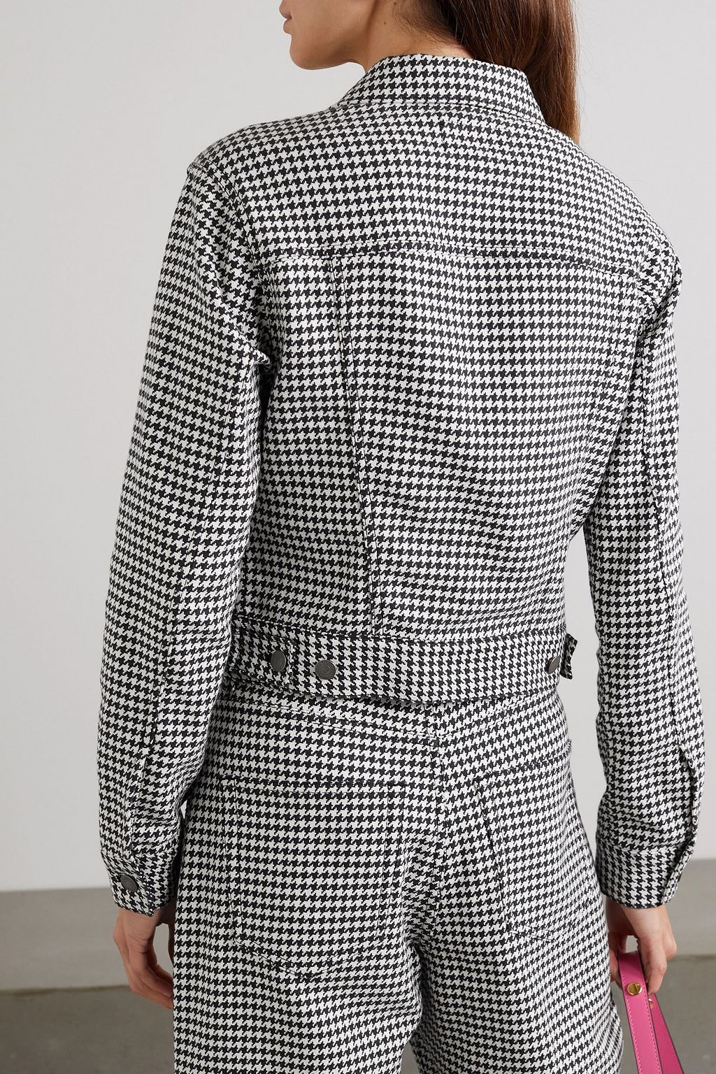 POLO RALPH LAUREN Houndstooth cotton-blend jacket