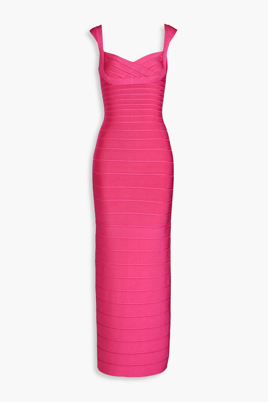 Bright pink Bandage maxi dress | HERVÉ 