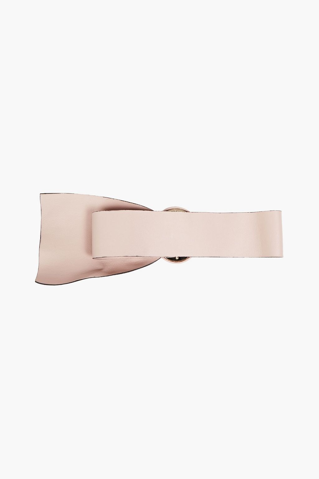 RED(V) Ruffled leather belt