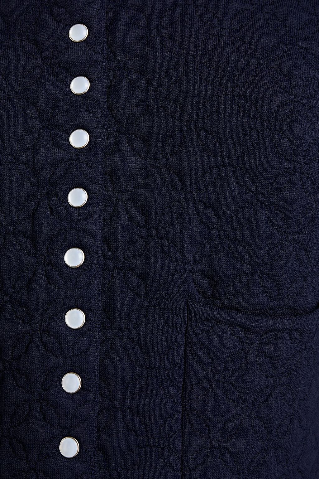 MAJE Embroidered woven jacket
