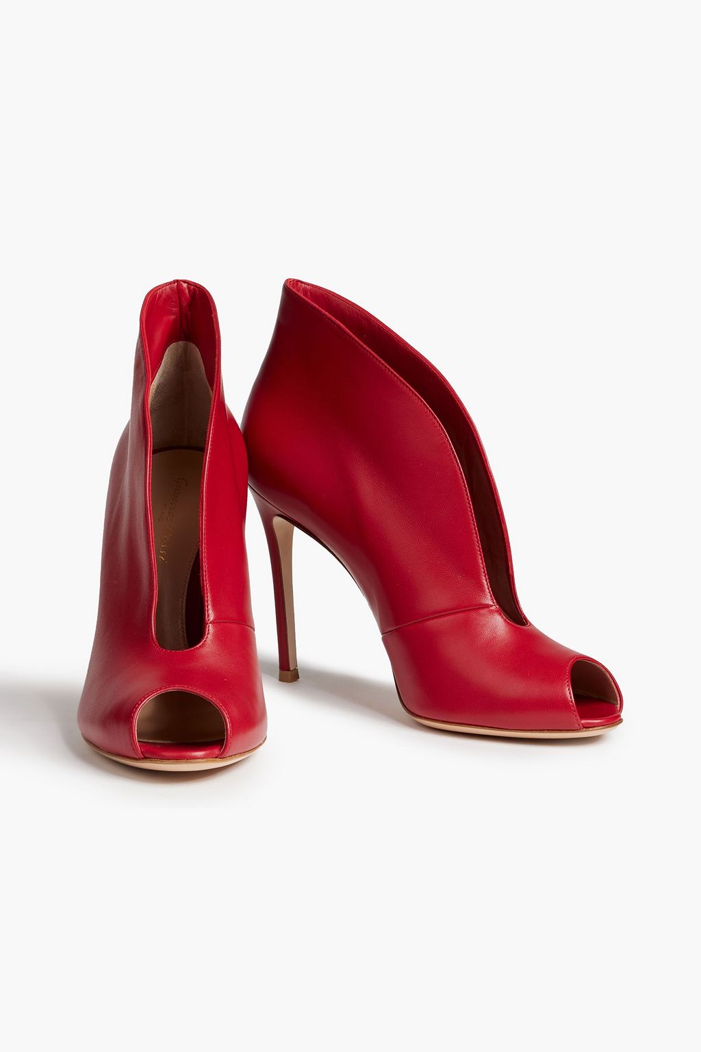 GIANVITO ROSSI Vamp leather ankle boots