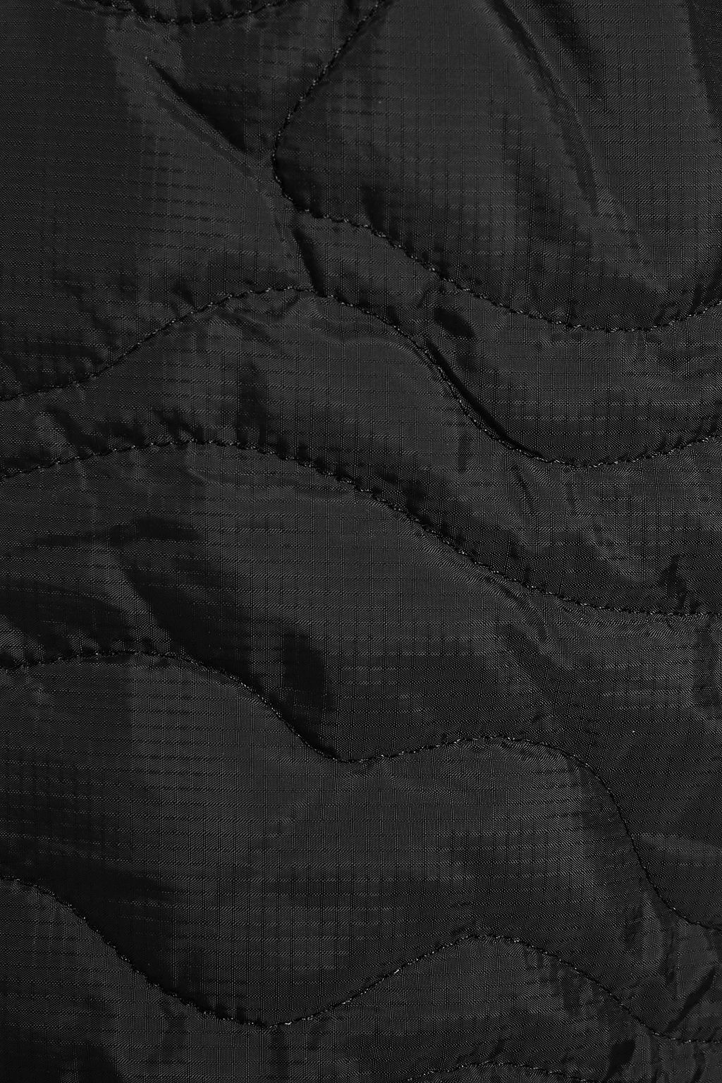 GANNI Quilted shell shorts