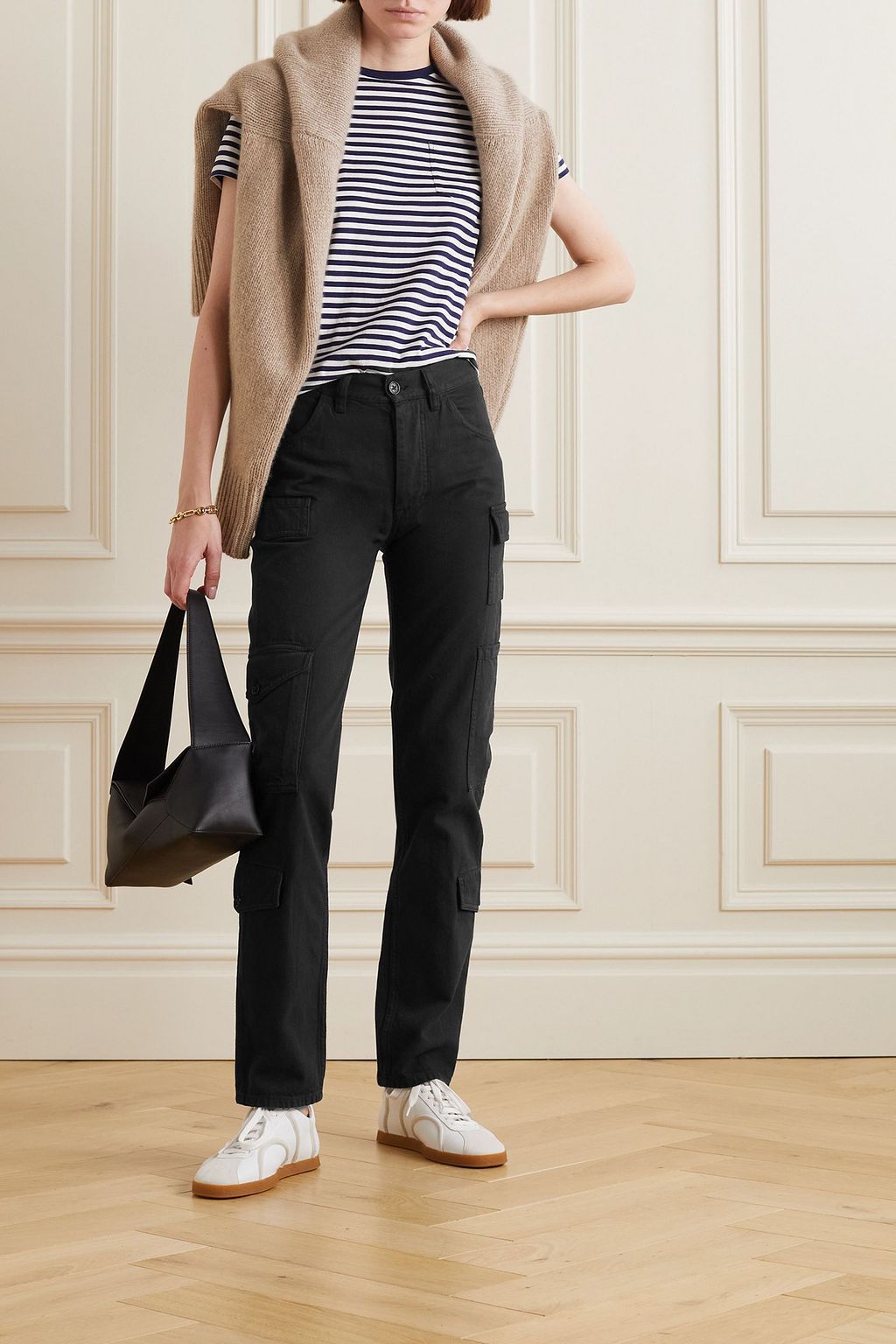 RALPH LAUREN COLLECTION Dominik denim slim-leg cargo pants