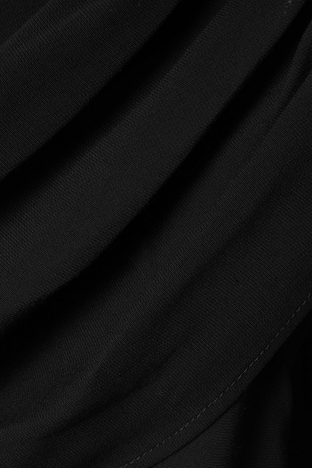 BY MALENE BIRGER Cressida draped fringed crepe maxi dress
