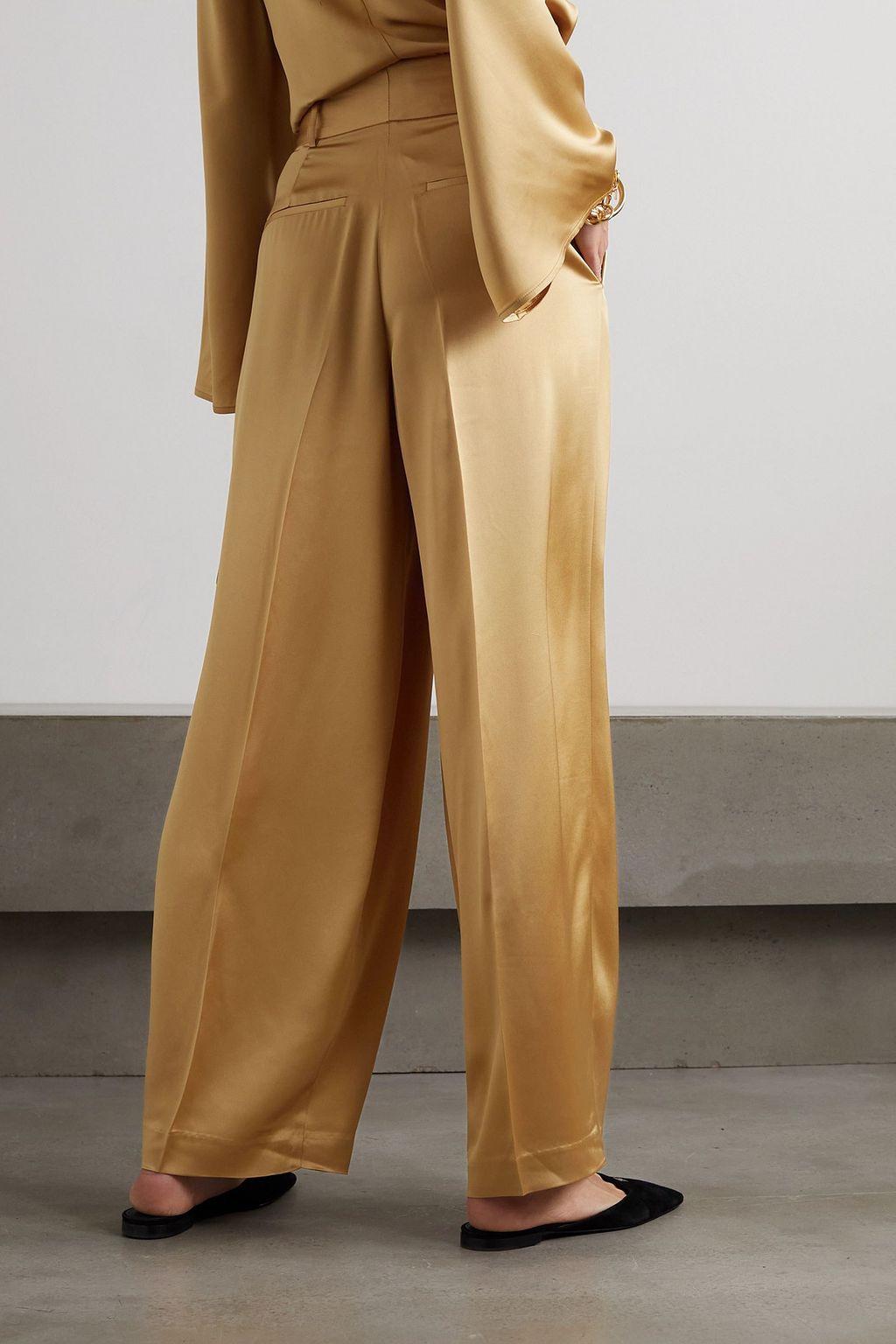 BY MALENE BIRGER Fallapella satin wide-leg pants