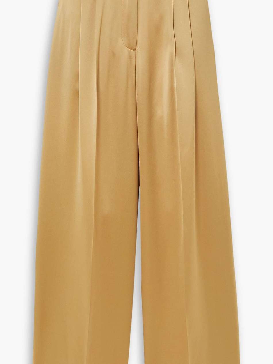 fallapella satin wide-leg pants