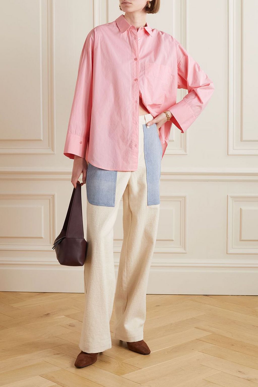 BY MALENE BIRGER Derris cotton-poplin shirt