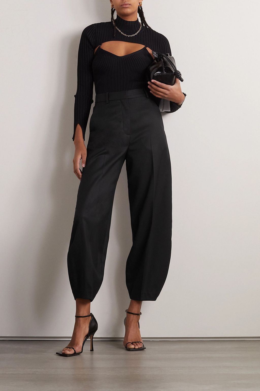BY MALENE BIRGER بنطال Carlien بقصة تضيق تدريجياً من التويل
