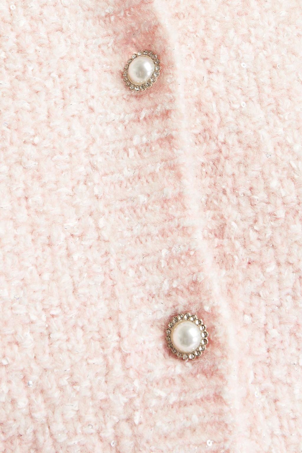 MAJE Embellished knitted cardigan
