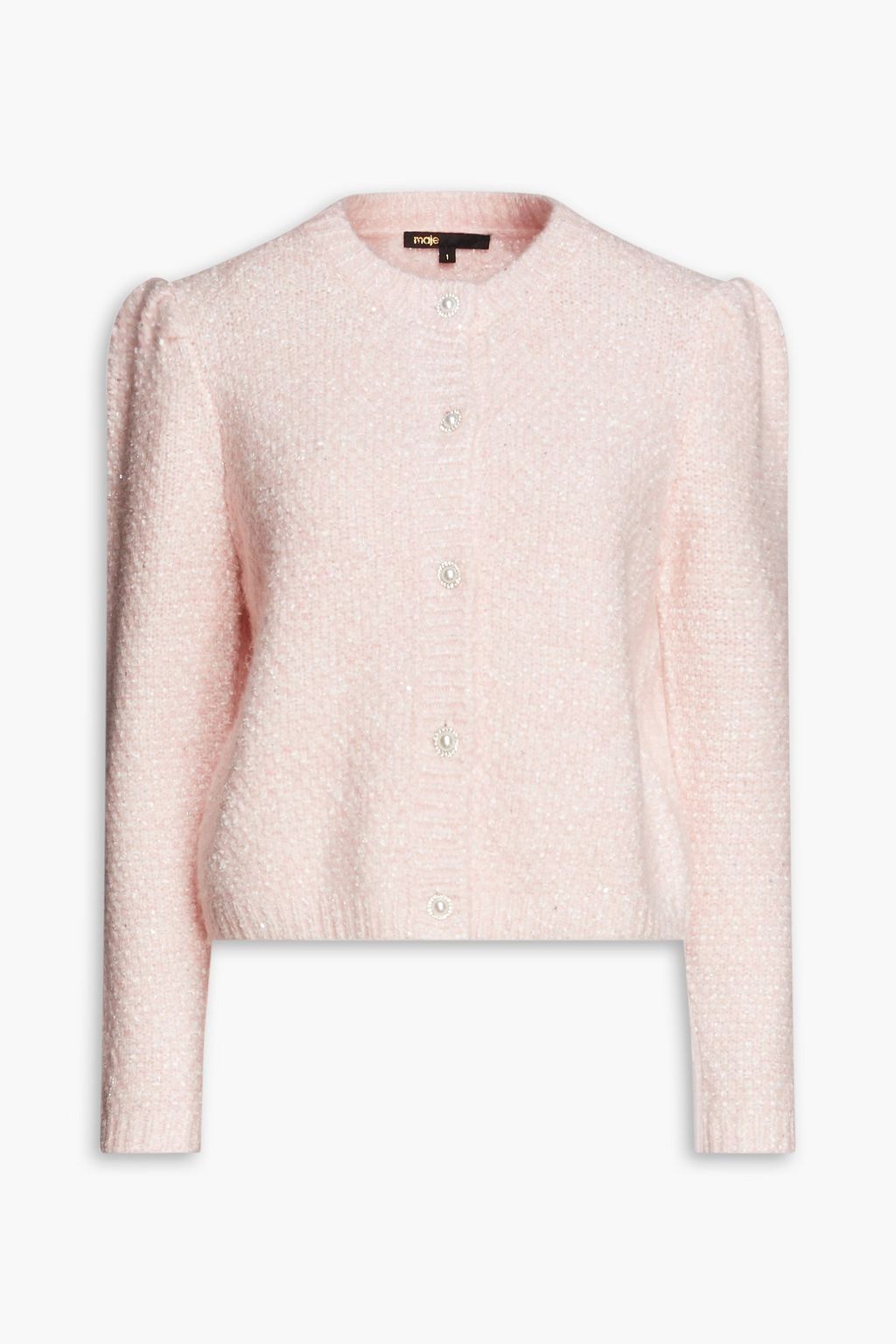 MAJE Embellished knitted cardigan | THE OUTNET