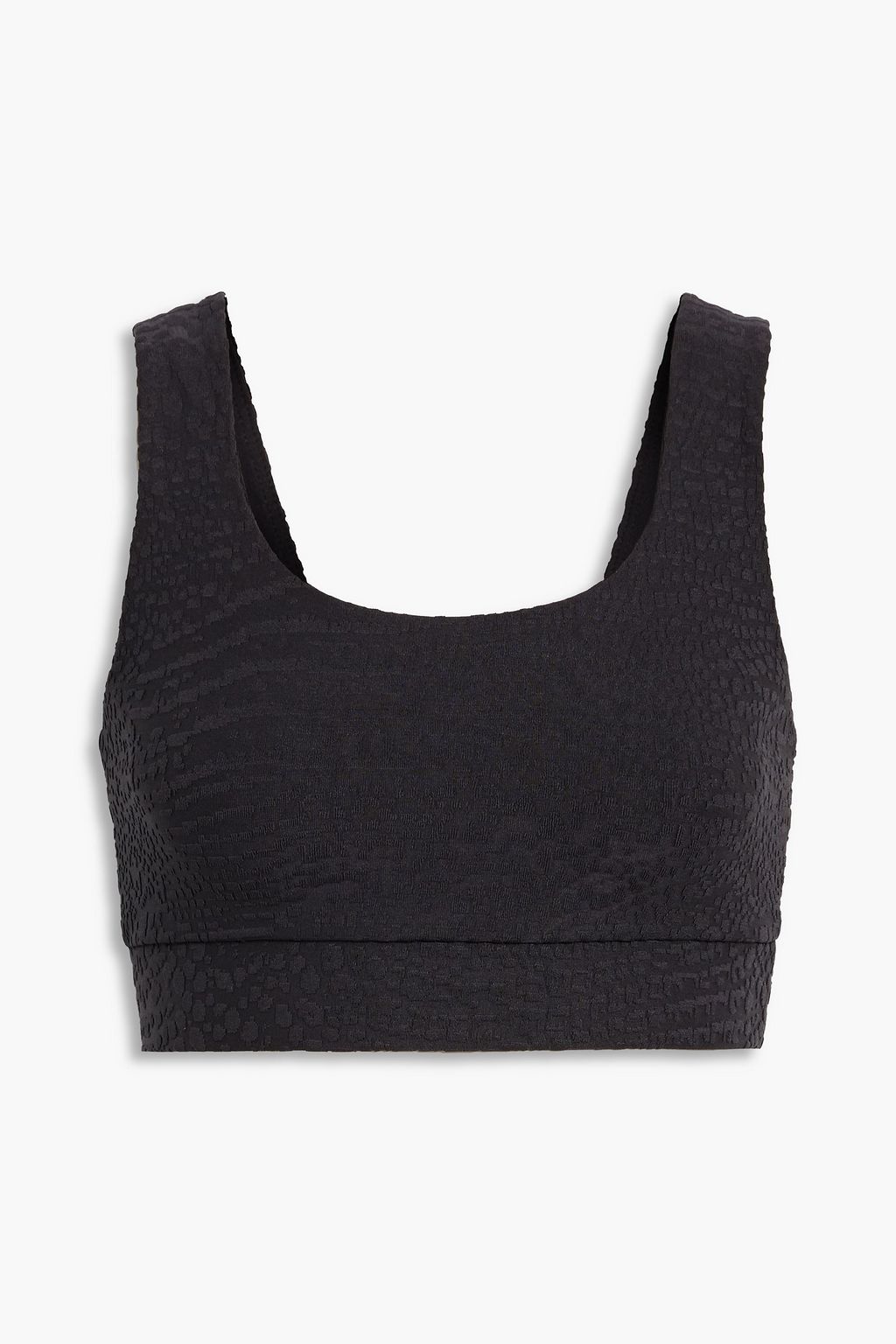 TWENTY MONTRÉAL Stretch-jacquard sports bra