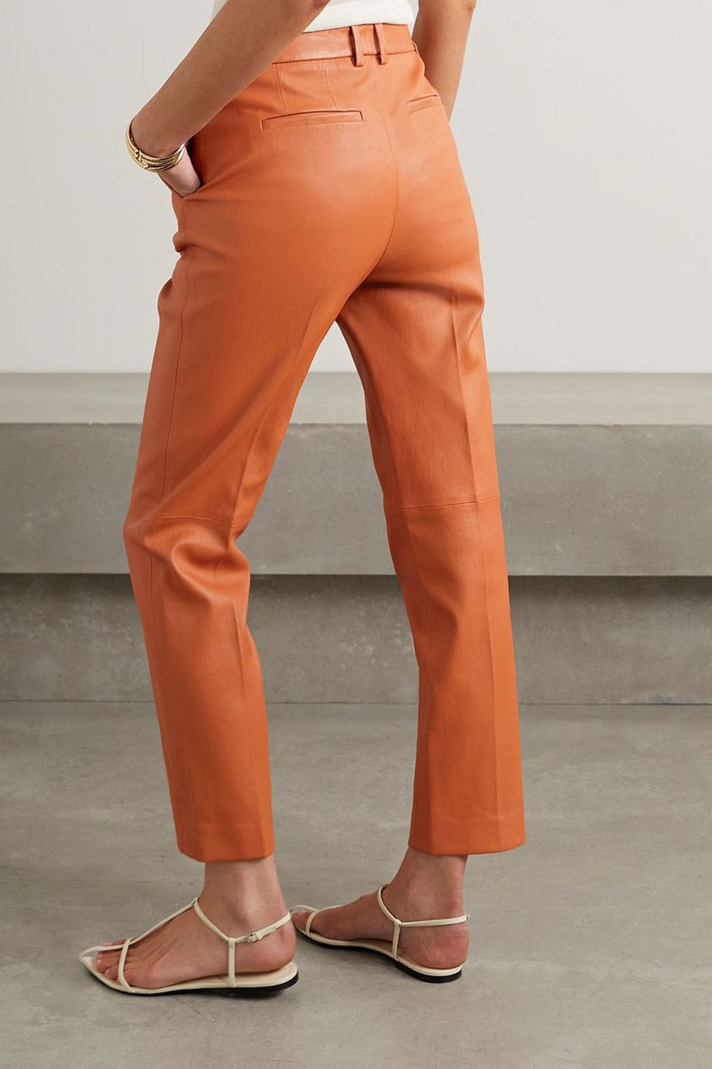 JOSEPH Coleman leather skinny pants
