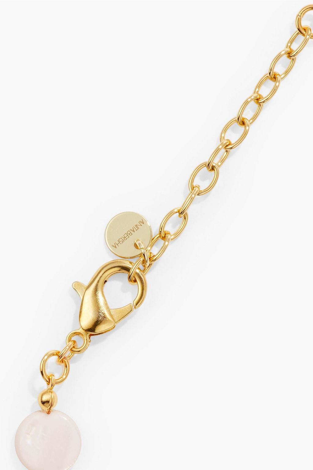​ANITA BERISHA The Clouds gold-plated shell choker