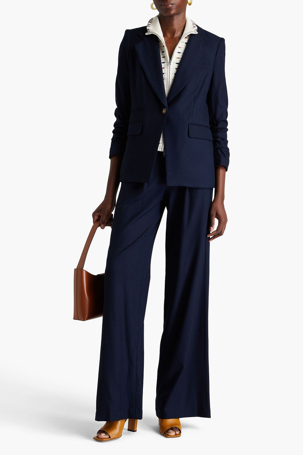 VERONICA BEARD Battista Dickey grain de poudre blazer