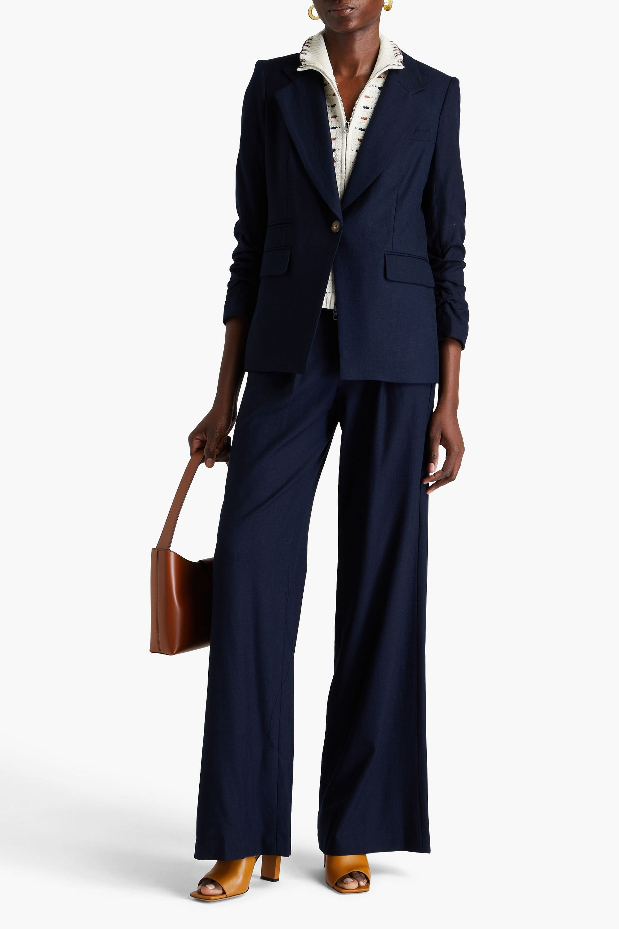 Veronica Beard Battista Dickey grain de poudre blazer