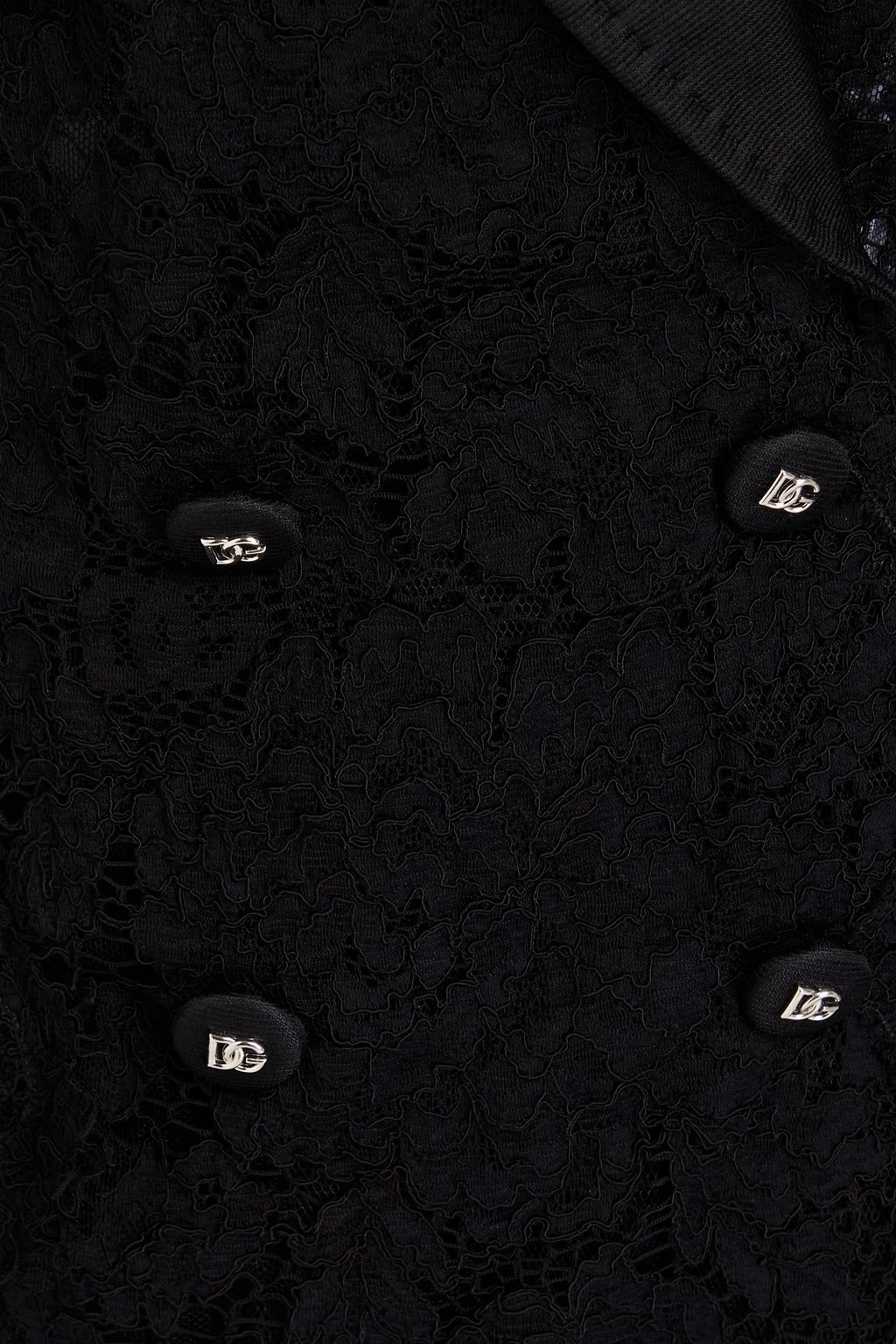DOLCE&GABBANA Double-breasted lace blazer