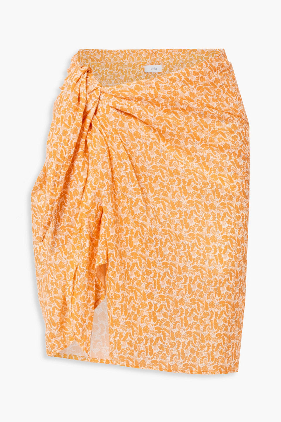 Printed cotton-voile pareo