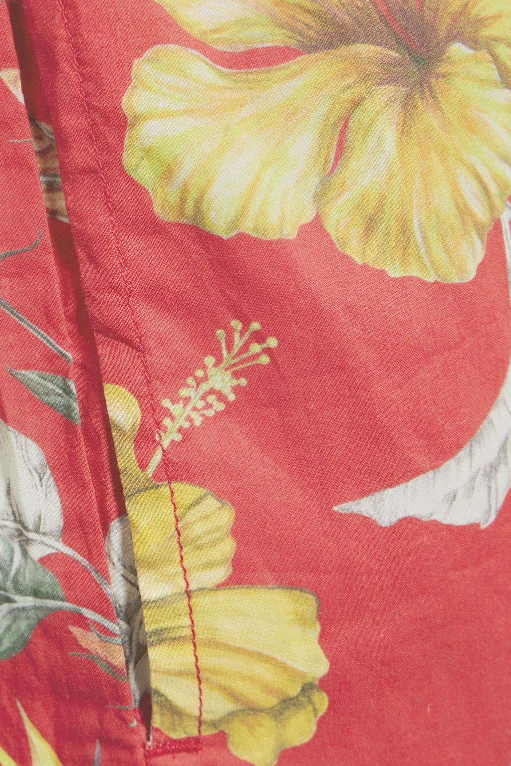 ONIA Easy floral-print cotton-poplin tapered pants