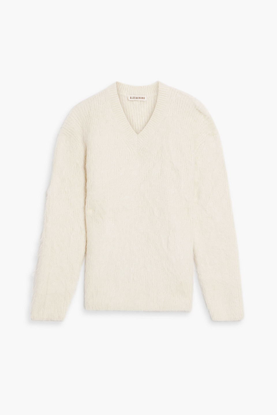 AlexaChung Hampton brushed alpaca-blend sweater