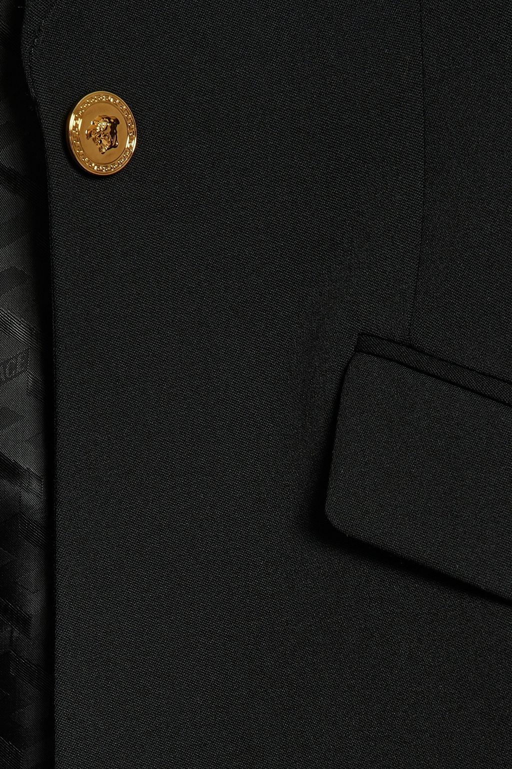 VERSACE Wool-blend twill blazer