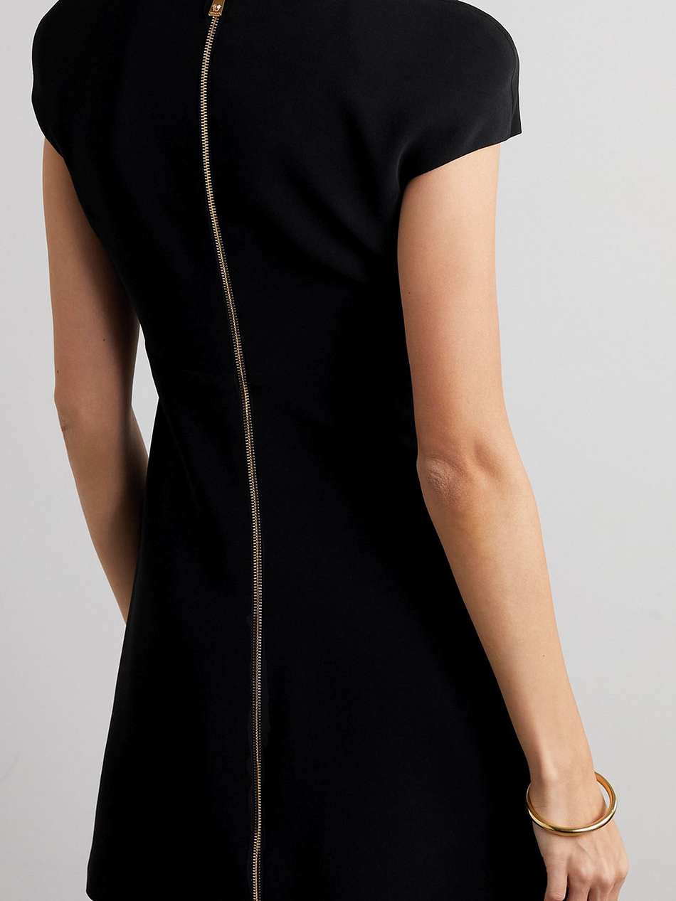 stretch-crepe mini dress