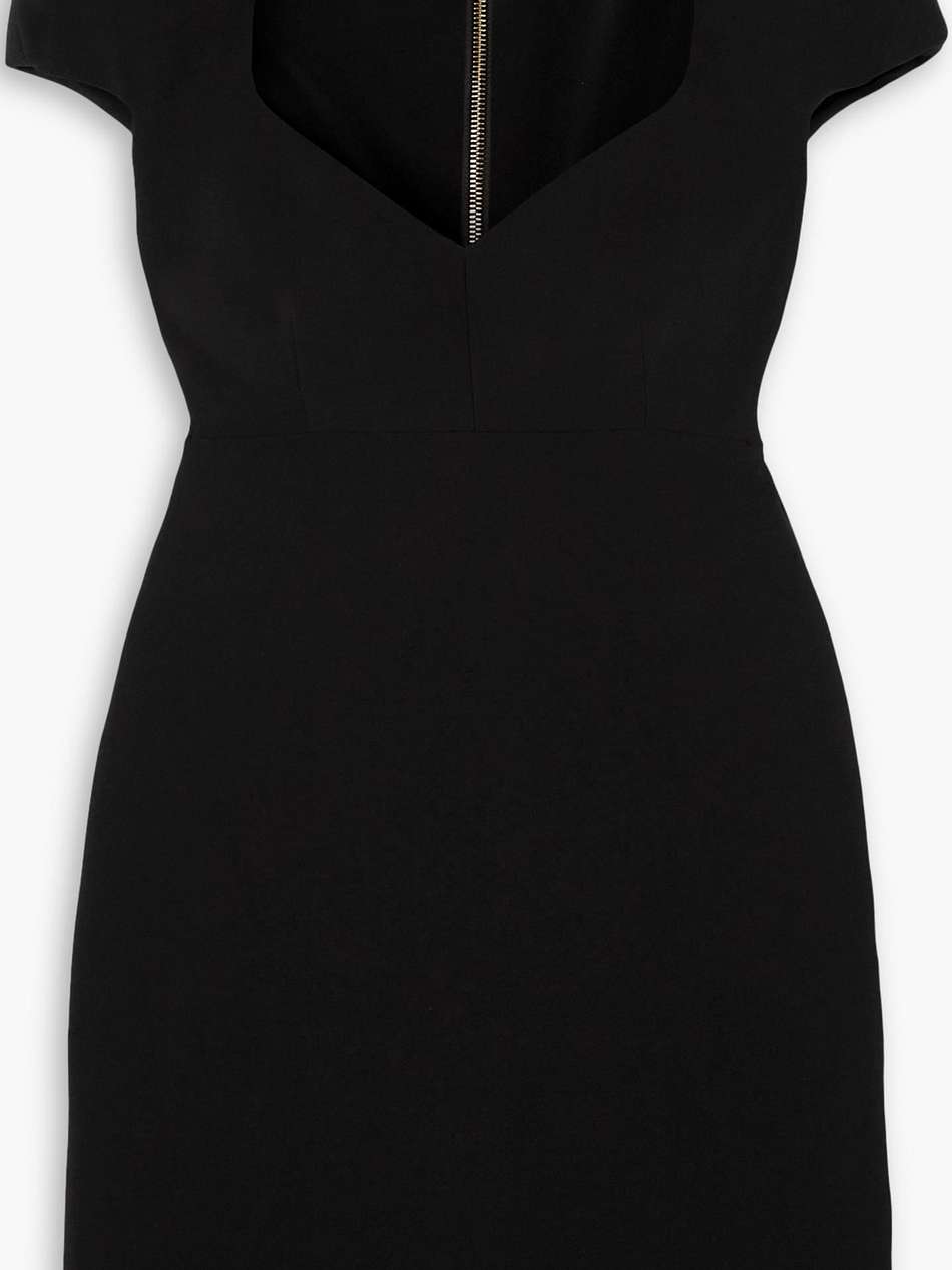 stretch-crepe mini dress