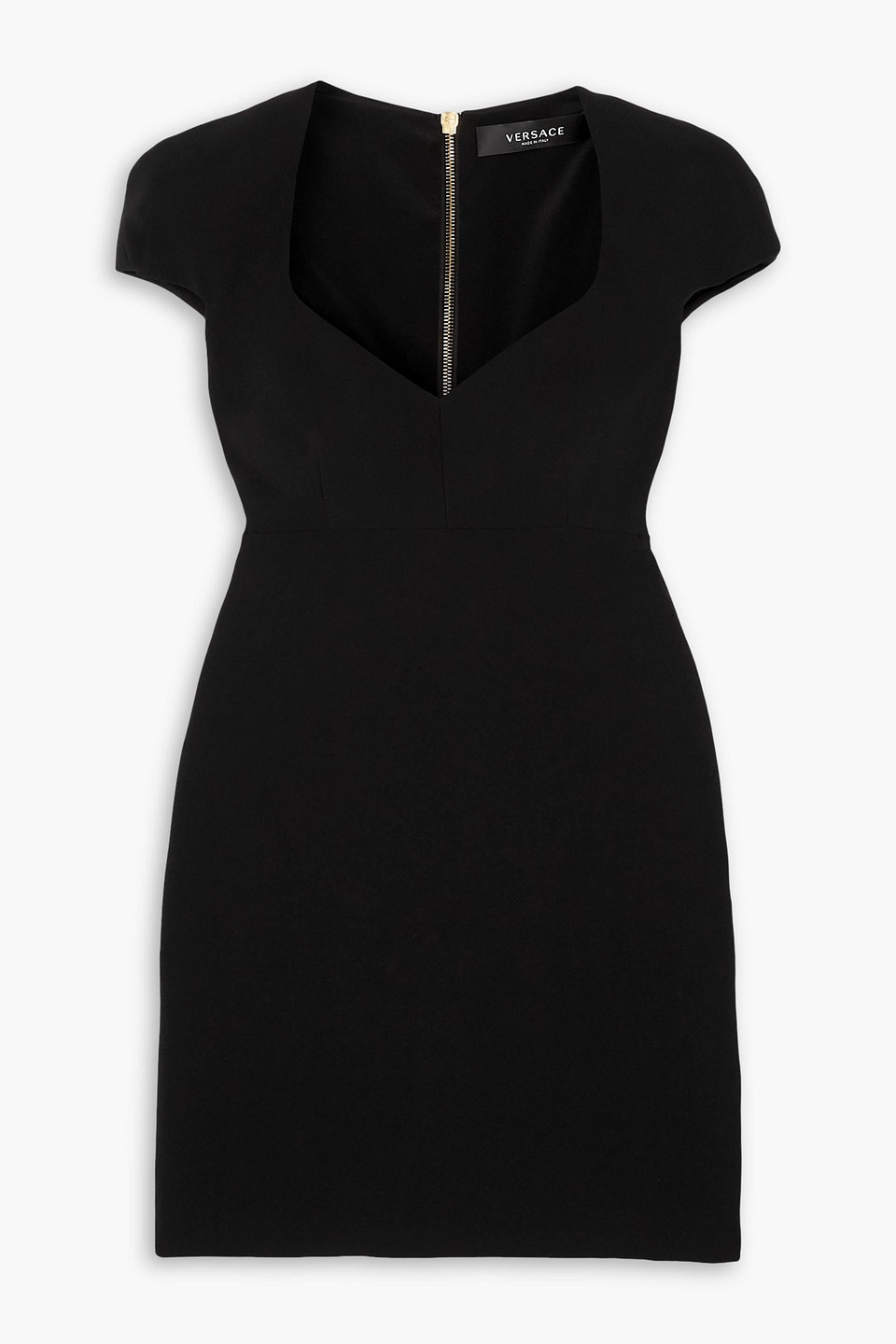 blue dress for baby girl Gianni Versace Black Dress with Medallion Details, Small – Ian Drummond  Vintage main image 0