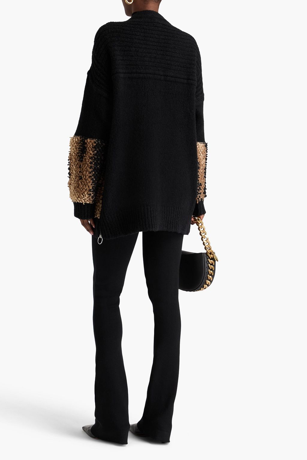 STELLA MCCARTNEY ジャカードニット ウール混 カーディガン