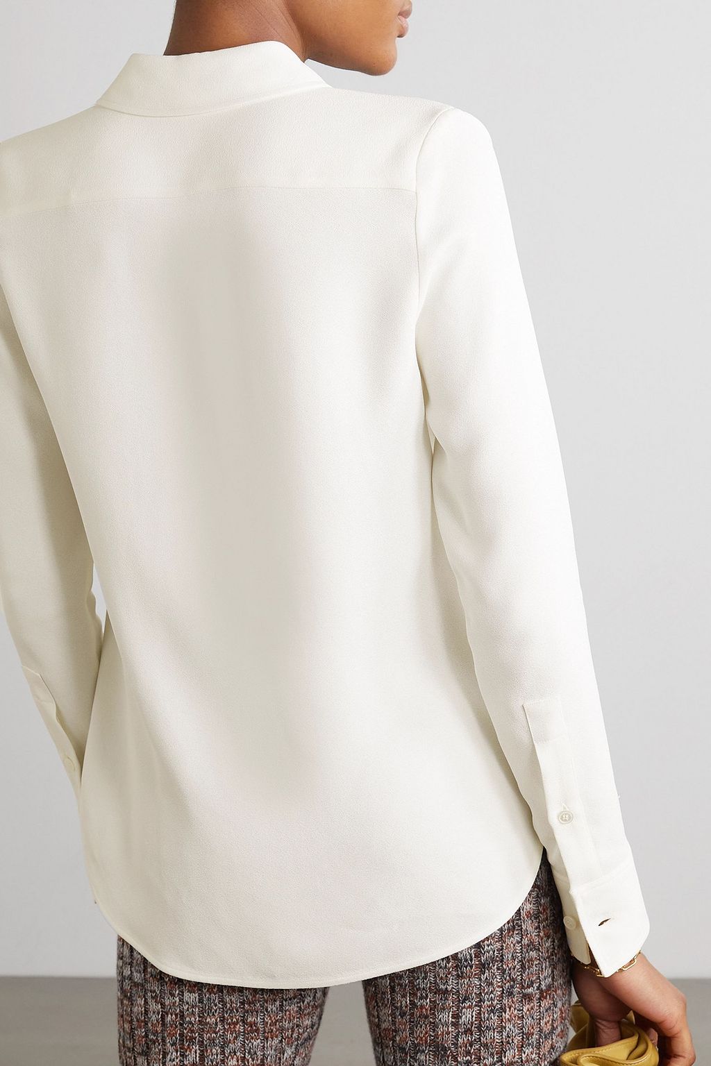 STELLA MCCARTNEY Broderie anglaise crepe shirt