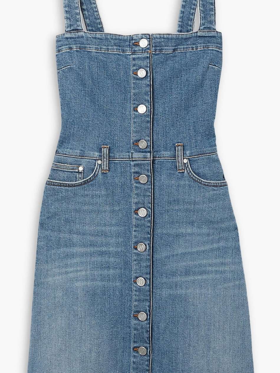 linda denim mini dress