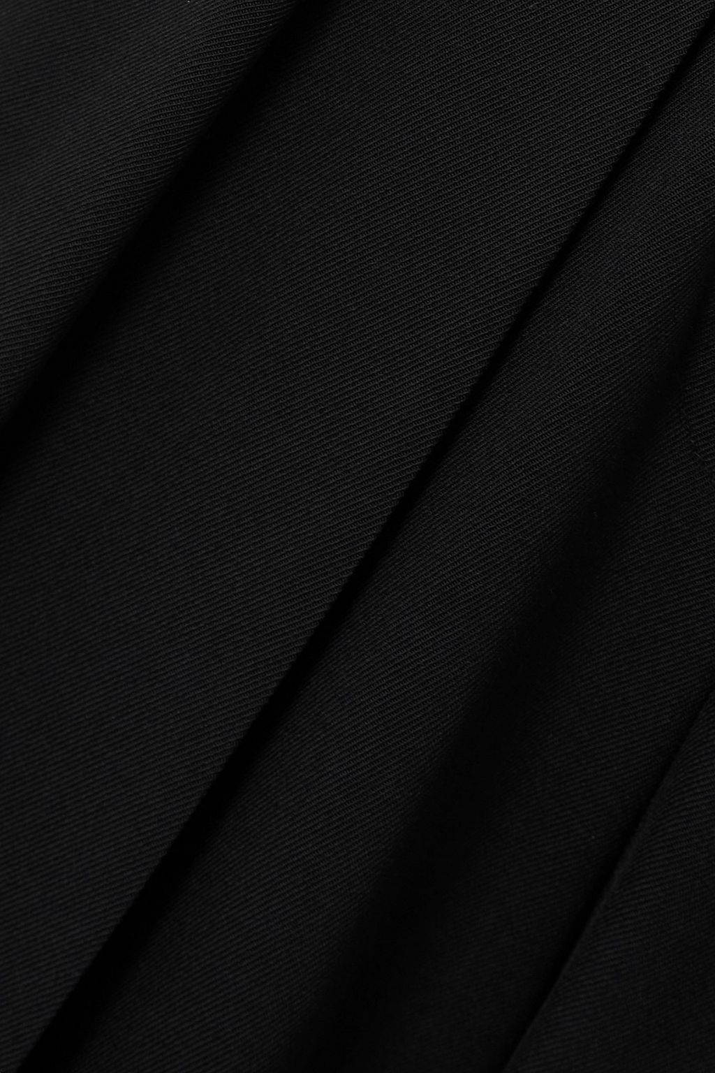 STELLA MCCARTNEY Pleated stretch-twill straight-leg pants