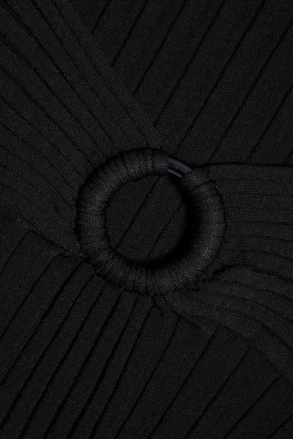 STELLA MCCARTNEY Ring-embellished ribbed-knit top